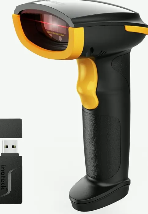 Inateck Cordless Bar Code Scanner with BT & Wired