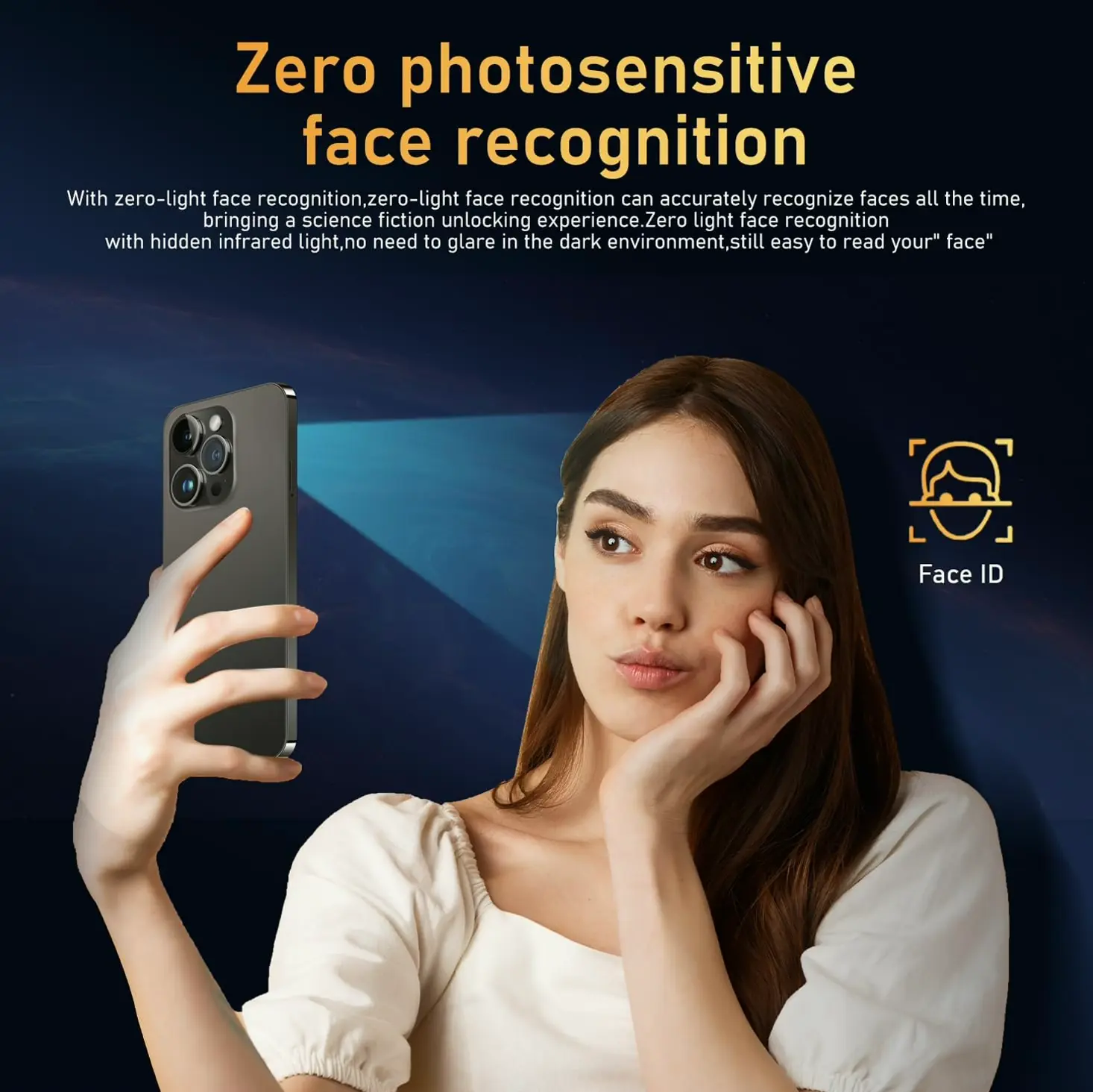 Unlocked I14 Pro Smartphone with Large Battery (Black C)