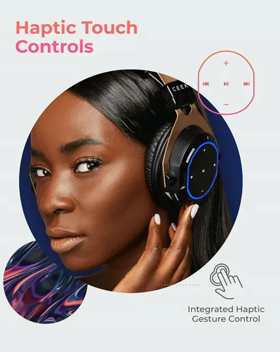 VR 360 Enhanced Bluetooth Headset, Dark