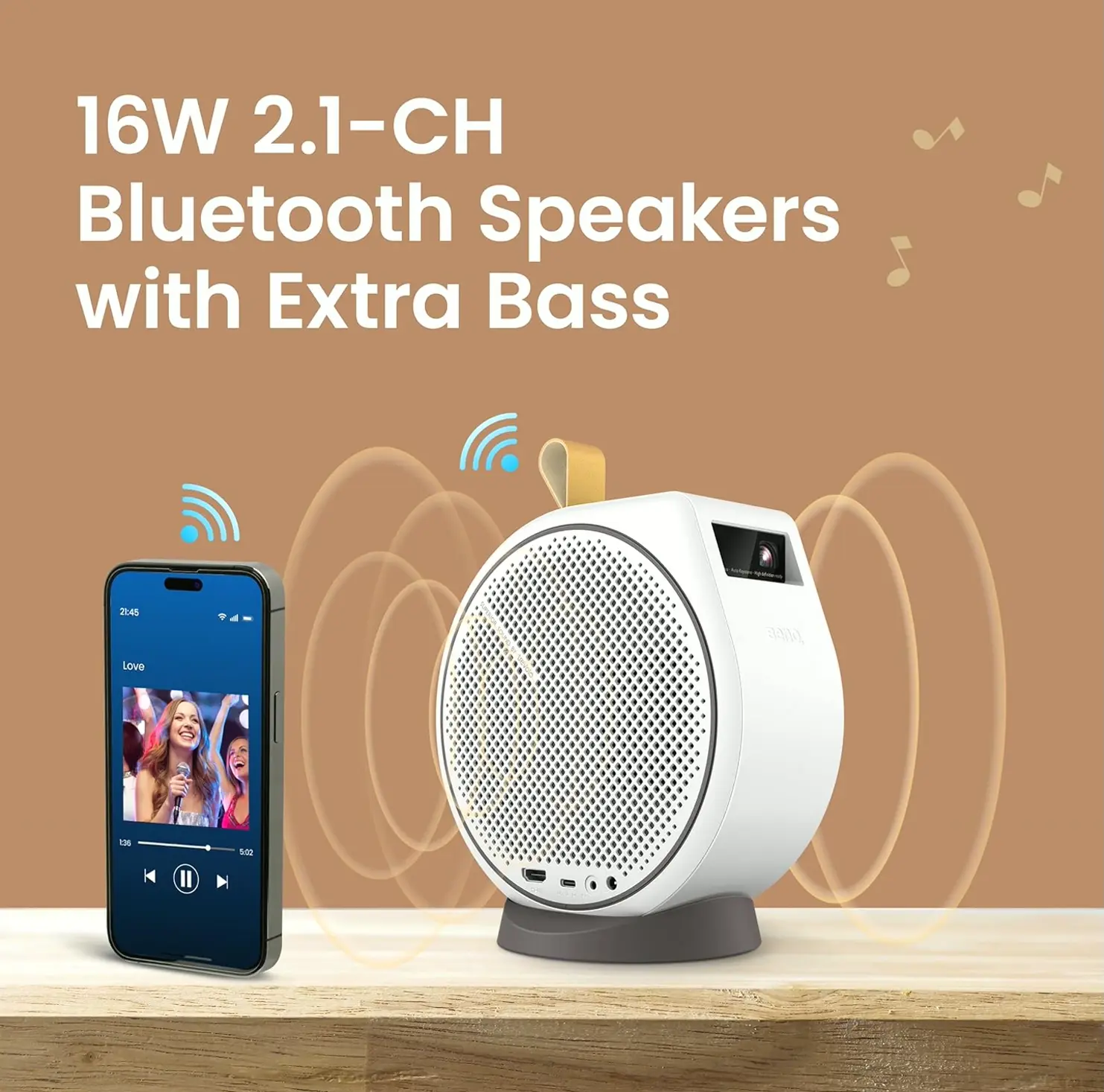 BenQ Portable Projector Featuring Android TV