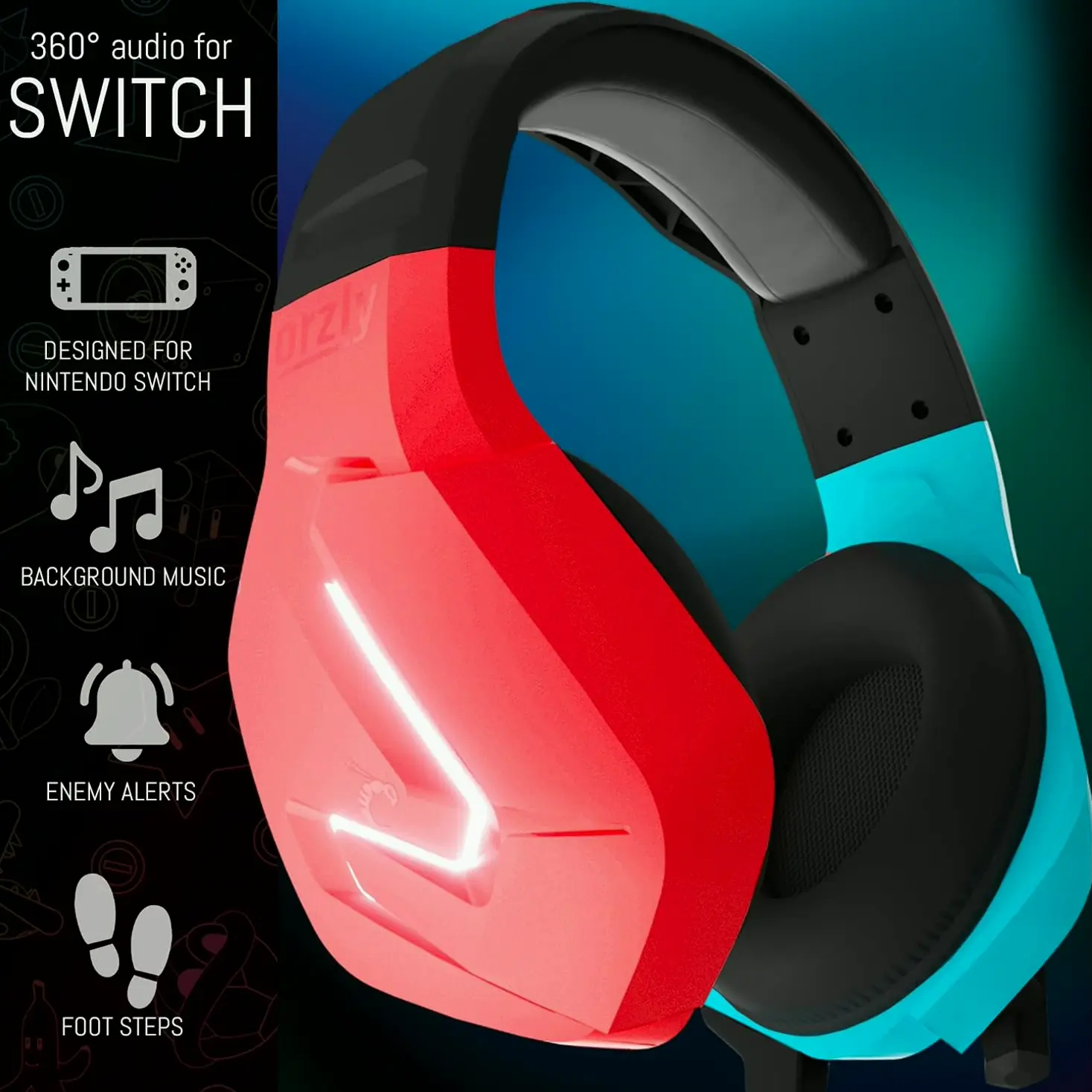 Gaming Headphones with Mic for Nintendo and Lite