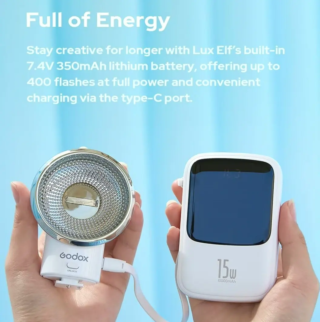 Godox Lux Elf|Vintage Style Camera Flash for Nikon