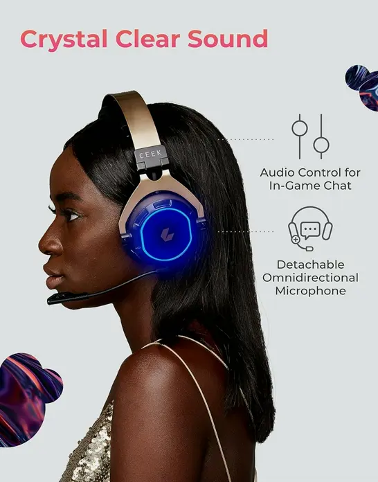 VR 360 Enhanced Bluetooth Headset, Dark