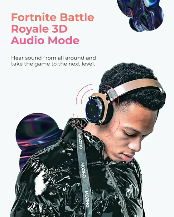 VR 360 Enhanced Bluetooth Headset, Dark