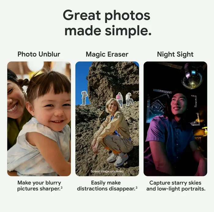 G Pixel 7 - Unlocked Smartphone - 128 GB Black